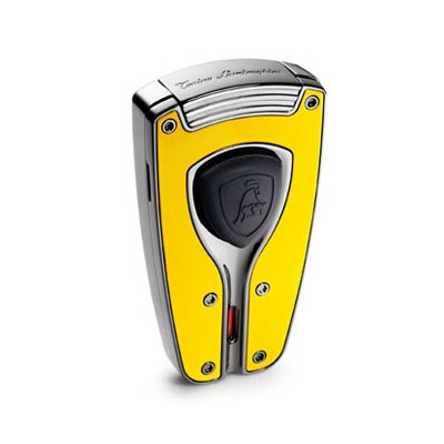 Lamborghini Forza Yellow Carbon Fiber Torch Lighter