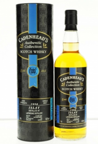 Laphroaig 1990 12 Year Old Cadenhead - 70cl 60.2%