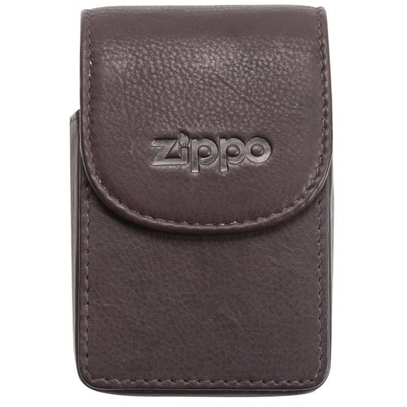 Zippo Leather Cigarette Case Brown