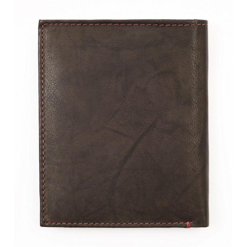 Zippo Nappa leather tr fold wallet Coin Pouch, 12cm;,Black