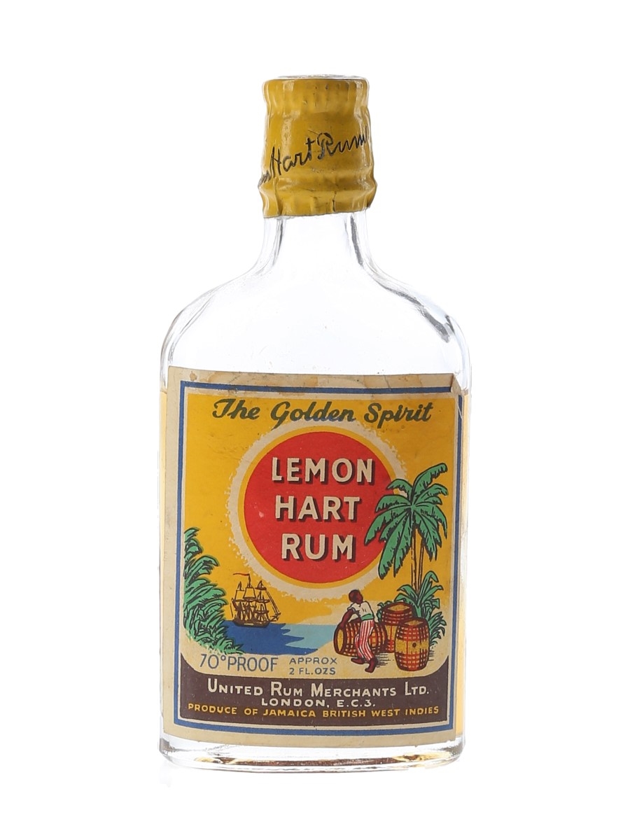 Lemon Hart The Golden Spirit Bottled 1950s Rum Miniature ...