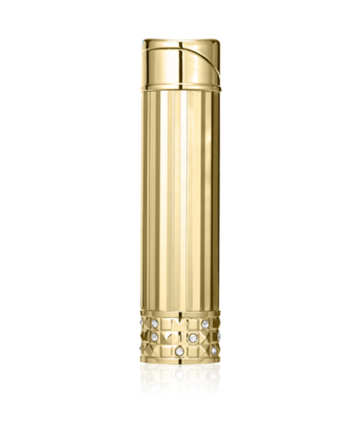 Colibri Allure Ladies Soft Flame Lighter - Polished Gold