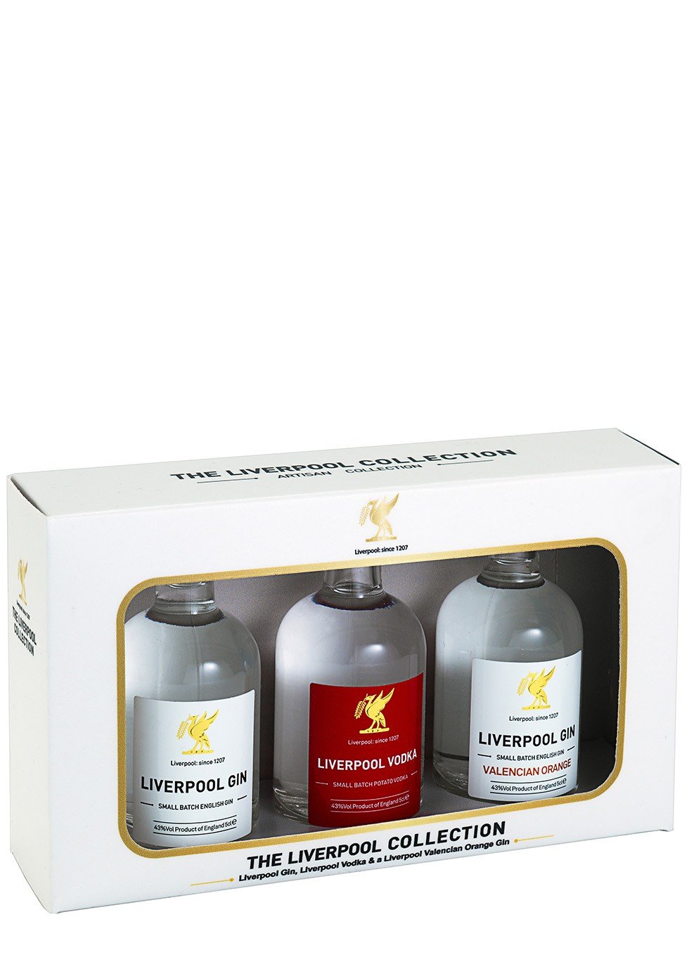 Liverpool Gin & Vodka Collection 3x5cl