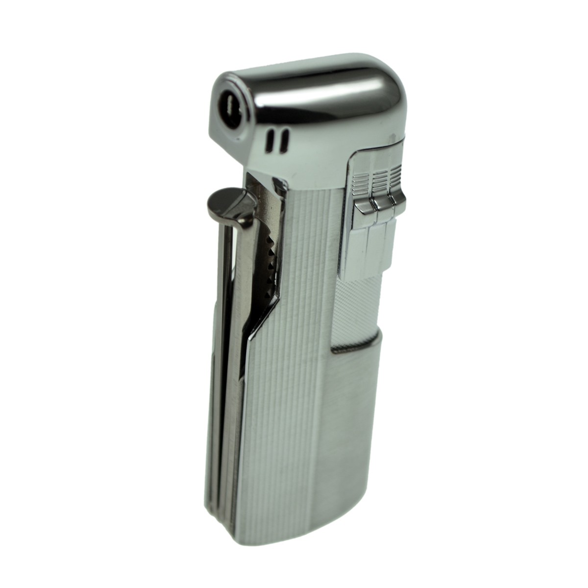 Jean Claude Piezo Pipe Lighter With Tools Chrome