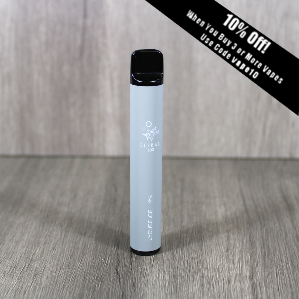 Elf Bar 600 Disposable Vape Bar - Lychee Ice Elf Bar 600 Disposable Vape Bar - Lychee Ice