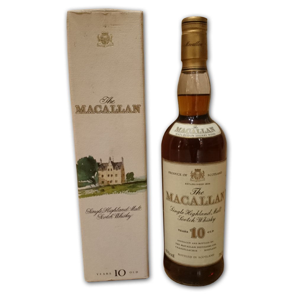 Macallan 10 Year Old Whisky - 70cl 40%