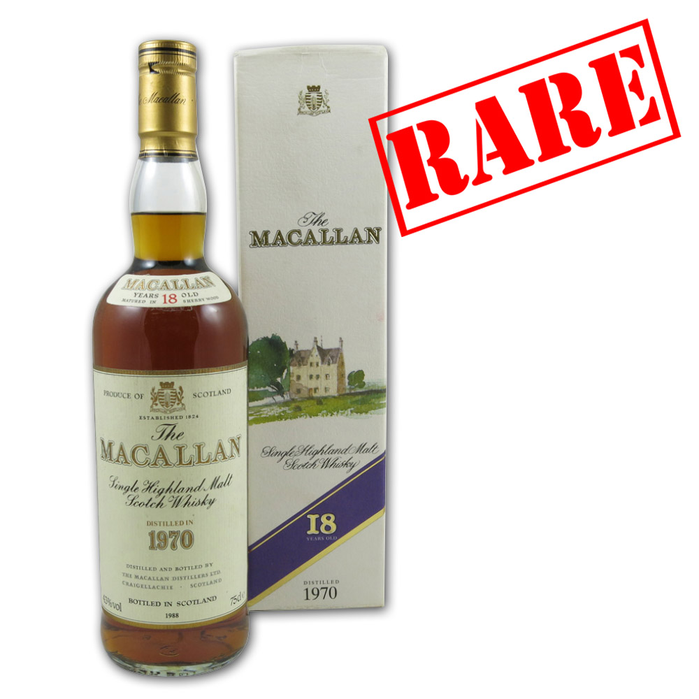 Macallan 18 Year Old 1970 Whisky - 75cl 43%