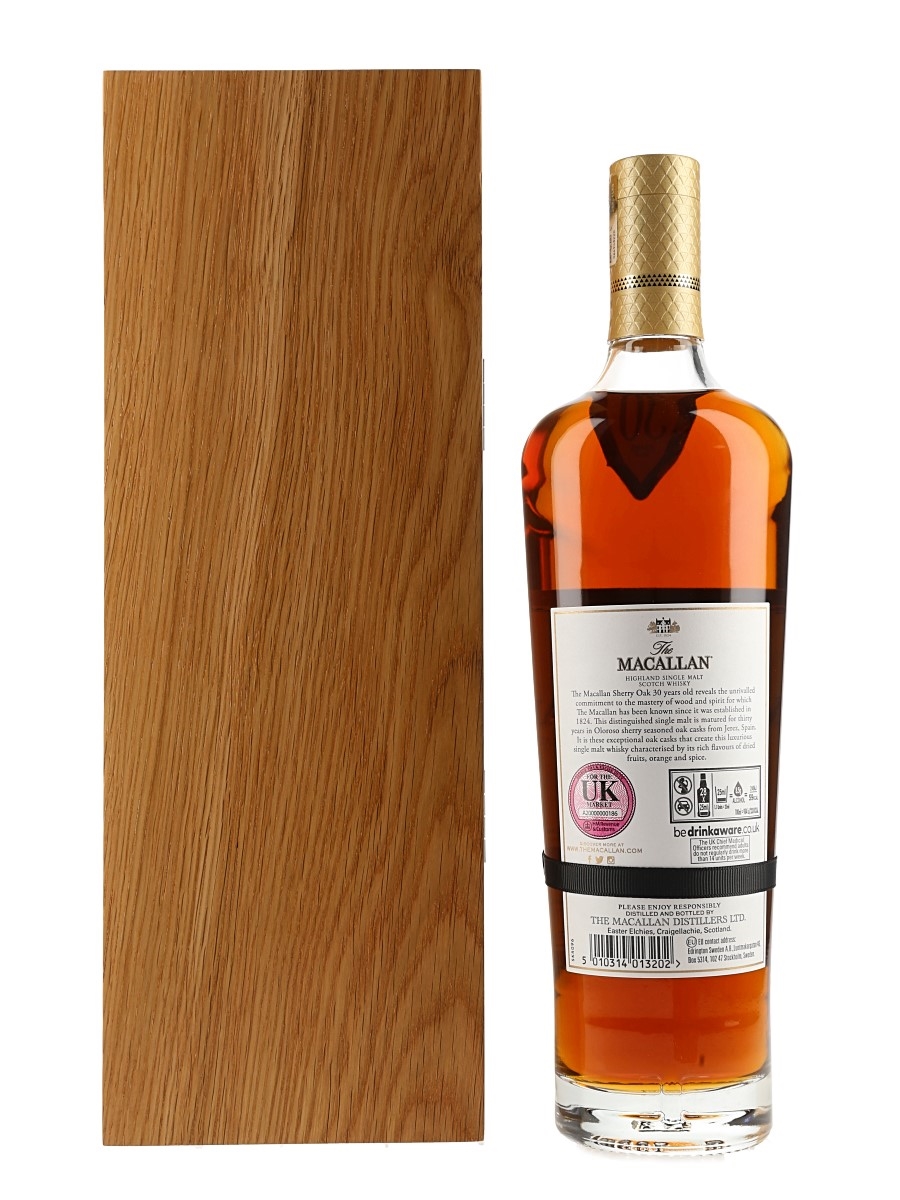 Macallan 30 Year Old Sherry Oak 2022 - 70cl 43%