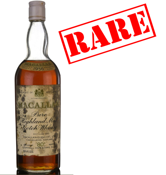 Macallan 1956 Campbell Hope & King Pure Malt Scotch Whisky - 70cl 80 Proof