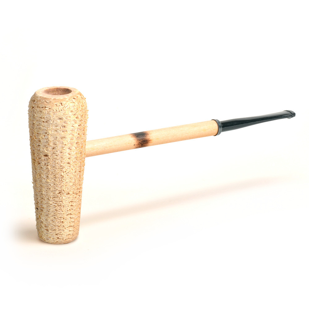 Corn Cob MacArthur 5Star Natural Straight Fishtail Pipe