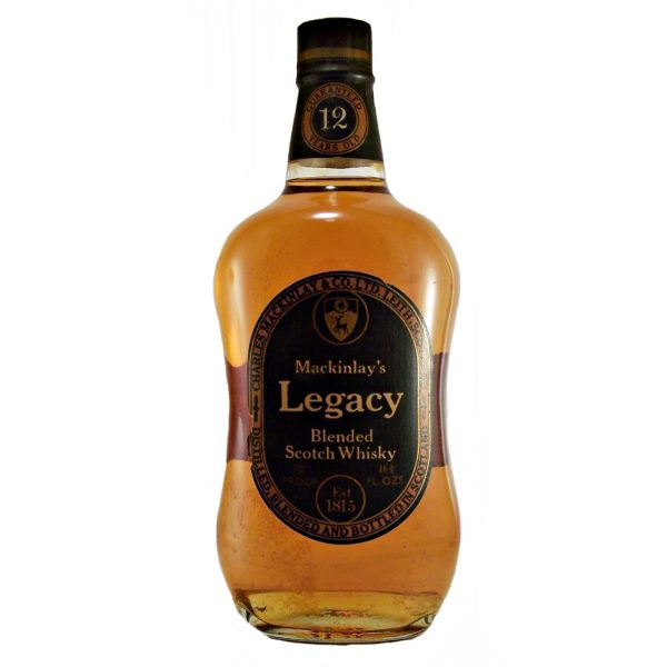 MACKINLAY'S LEGACY 12 750ml 43度 Mackinlays Legacy 12 Year Old 1960/70s Blended Scotch Whisky - 70cl