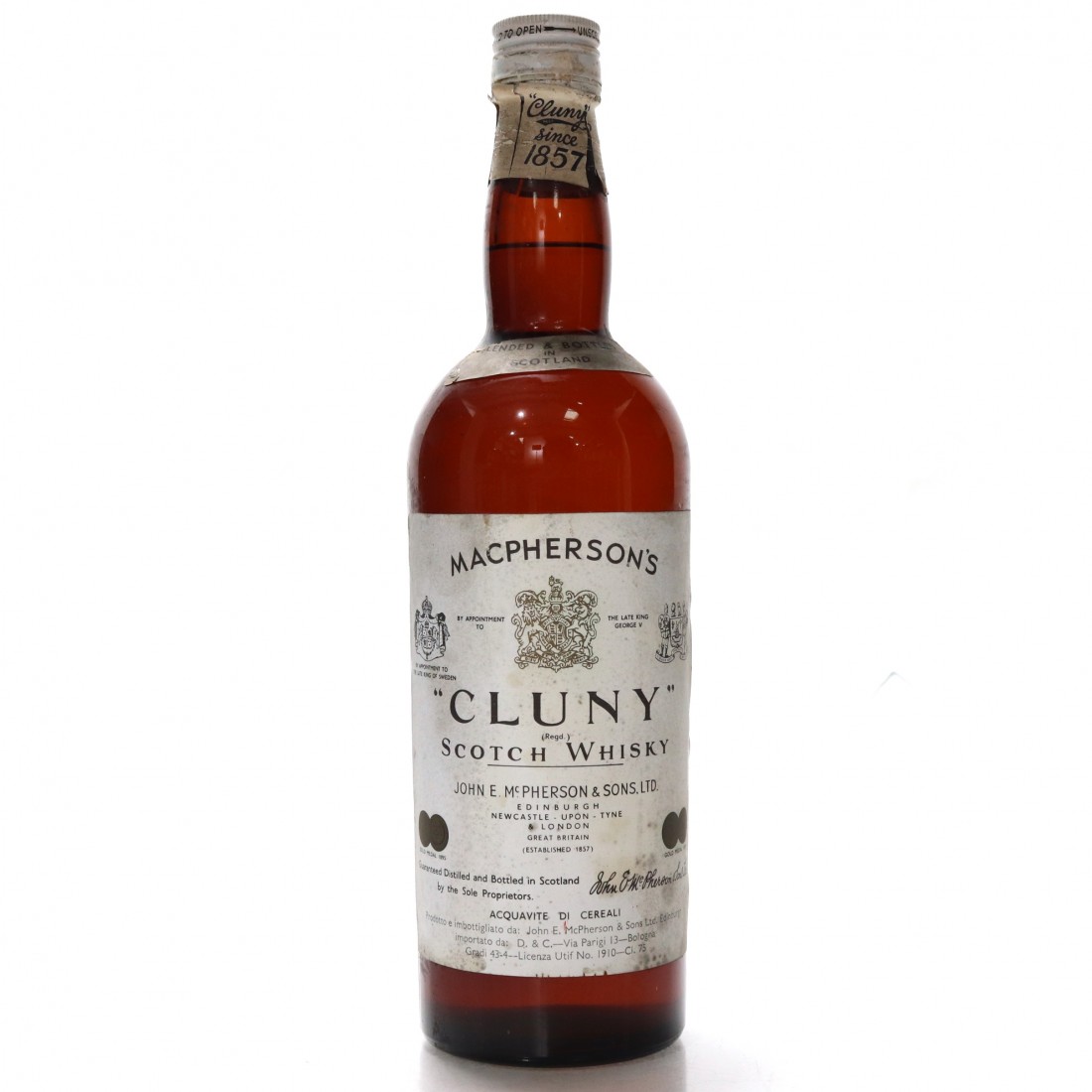 Macphersons Cluny 1960s Scotch Whisky 75cl 43