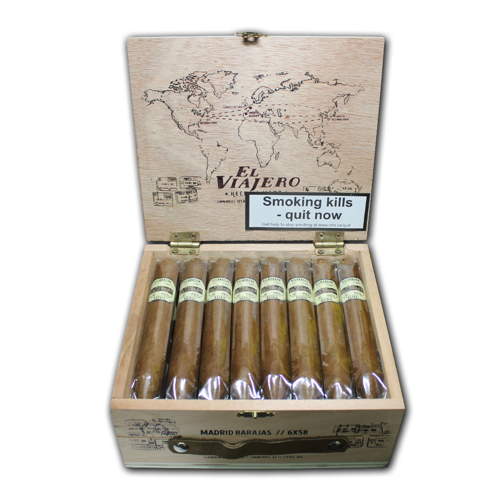 The Traveler Madrid Barajas Figurado Cigar Box of 24