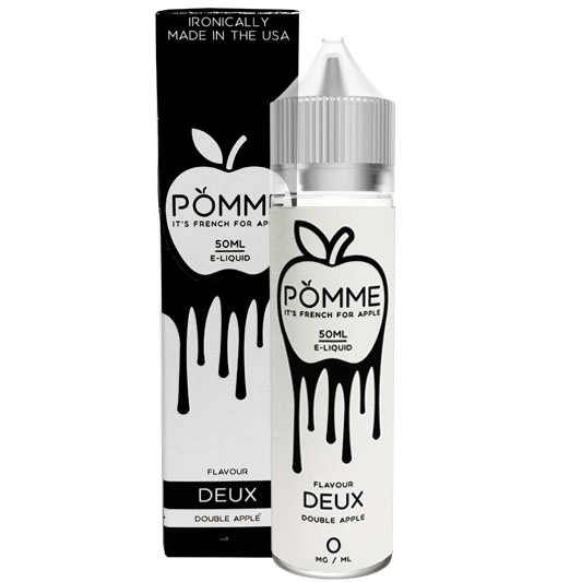 Pomme Vape E-Liquid - Deux - 50ml 0mg