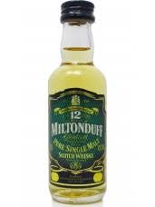 Miltonduff 12 Year Old Pure Malt Scotch Whisky Miniature - 5cl 40%