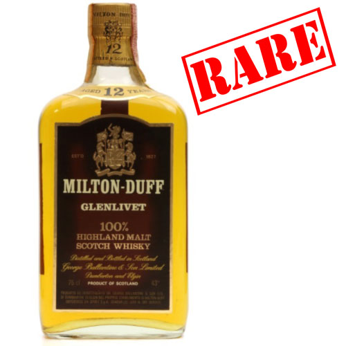Miltonduff Glenlivet 12 Year Old Single Malt Scotch Whisky