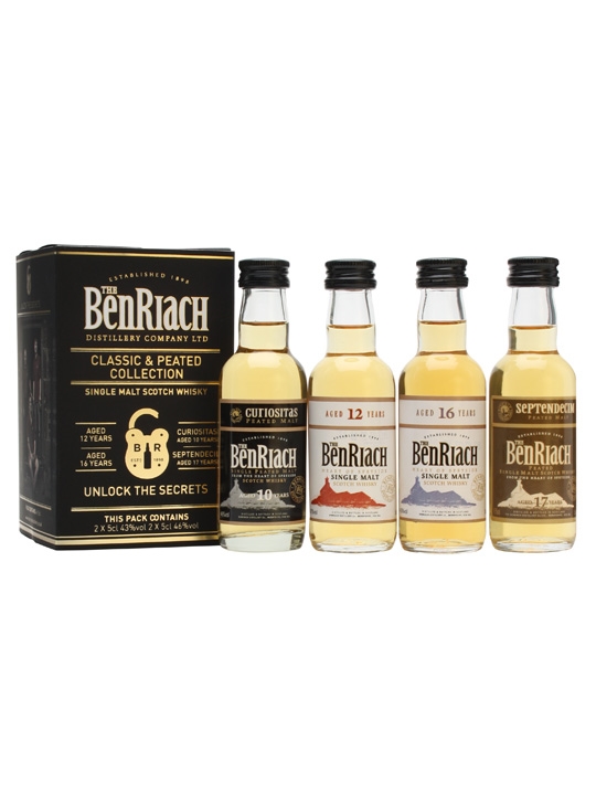 BenRiach Classic & Peated 4x5cl Collection