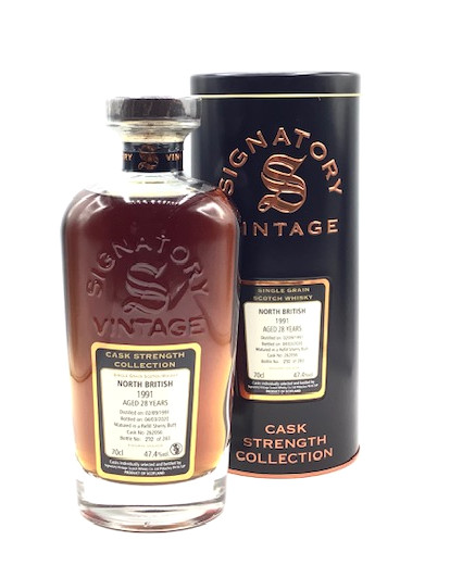 North British 28 year old 1991 Cask Strength Signatory Collection - 47.4% 70cl