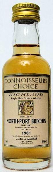 North Port Brechin 1981 Connoisseurs Choice Whisky Miniature - 5cl 40%
