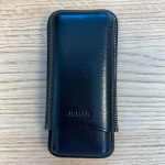 Jemar Leather Cigar Case - Corona - 3 Finger -  Black