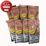 Backwoods Authentic (Light Brown) Cigars - 8 Packs of 5 (40) Bundle Deal