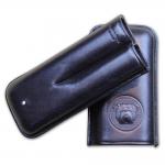 Dunhill Bulldog Cigar Case Robusto - Black - Fits 2 Cigars