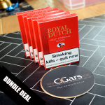 Ritmeester Royal Dutch Half Corona Cigar - 5 Packs of 5 Cigars (25) Bundle Deal