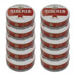 Siberia -80 Degrees White Dry Portion Red Chewing Tobacco Bag - 10 Tins