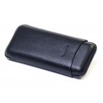 Savinelli Corona Leather Cigar Case - Black - Fits 3 Cigars (End of Line)