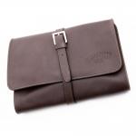 Savinelli Cuoio Leather Travel Pipe Bag - Brown