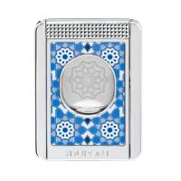 ST Dupont Cigar Cutter & Cigar Stand - Alhambra Blue & Chrome