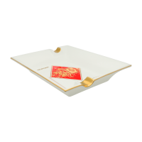 ST Dupont Cigar Ashtray - Romeo y Julieta - Gold, White & Red