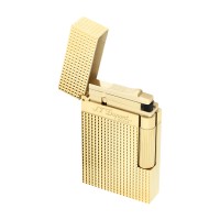 ST Dupont Lighter - Ligne 2 - Gold Diamond Head