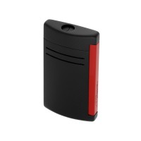 ST Dupont Lighter - Maxijet - Matt Black and Red