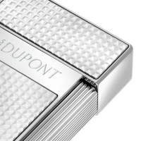 ST Dupont Lighter - Biggy - Diamond Silver