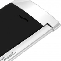 ST Dupont Lighter - Slim 7 Flat Flame Torch - Black Lacquer