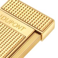 ST Dupont Lighter - Slimmy - Golden Diamond Head