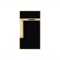 ST Dupont Lighter - Slimmy - Black & Gold