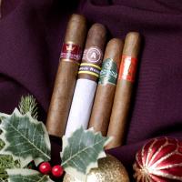 100 DAYS UNTIL CHRISTMAS - Festive Enthusiast Cigar Sampler - 4 Cigars