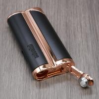 Adorini Curve Jet Lighter - Black & Rose Gold (AD092)