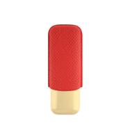 ST Dupont Cigar Case - Limited Edition Dragon - Golden & Burgundy Scale - Holds 2 Cigars (Discontinued)
