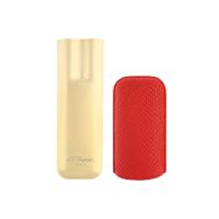 ST Dupont Cigar Case - Limited Edition Dragon - Golden & Burgundy Scale - Holds 2 Cigars (Discontinued)