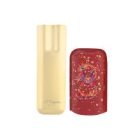 ST Dupont Limited Edition Dragon Cigar Case - Red & Gold - Holds 2 Cigars