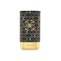 ST Dupont Metal Base Cigar Case - Fuente - Gold & Multi Colour - Holds 3 Cigars