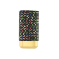 ST Dupont Metal Base Cigar Case - Fuente - Gold & Multi Colour - Holds 3 Cigars