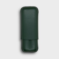 Recife Chesterfield Culture Wild Forest Leather Cigar Case - 2 Cigar Capacity