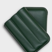 Recife Chesterfield Culture Wild Forest Leather Cigar Case - 3 Cigar Capacity