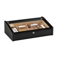 Adorini Vega Black Deluxe Cigar Humidor - 100 Cigar Capacity (AD068)
