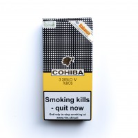 Cohiba Siglo IV Tubed Cigar - Pack of 3