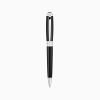 ST Dupont Ballpoint Pen - D Line Large - Black & Palladium